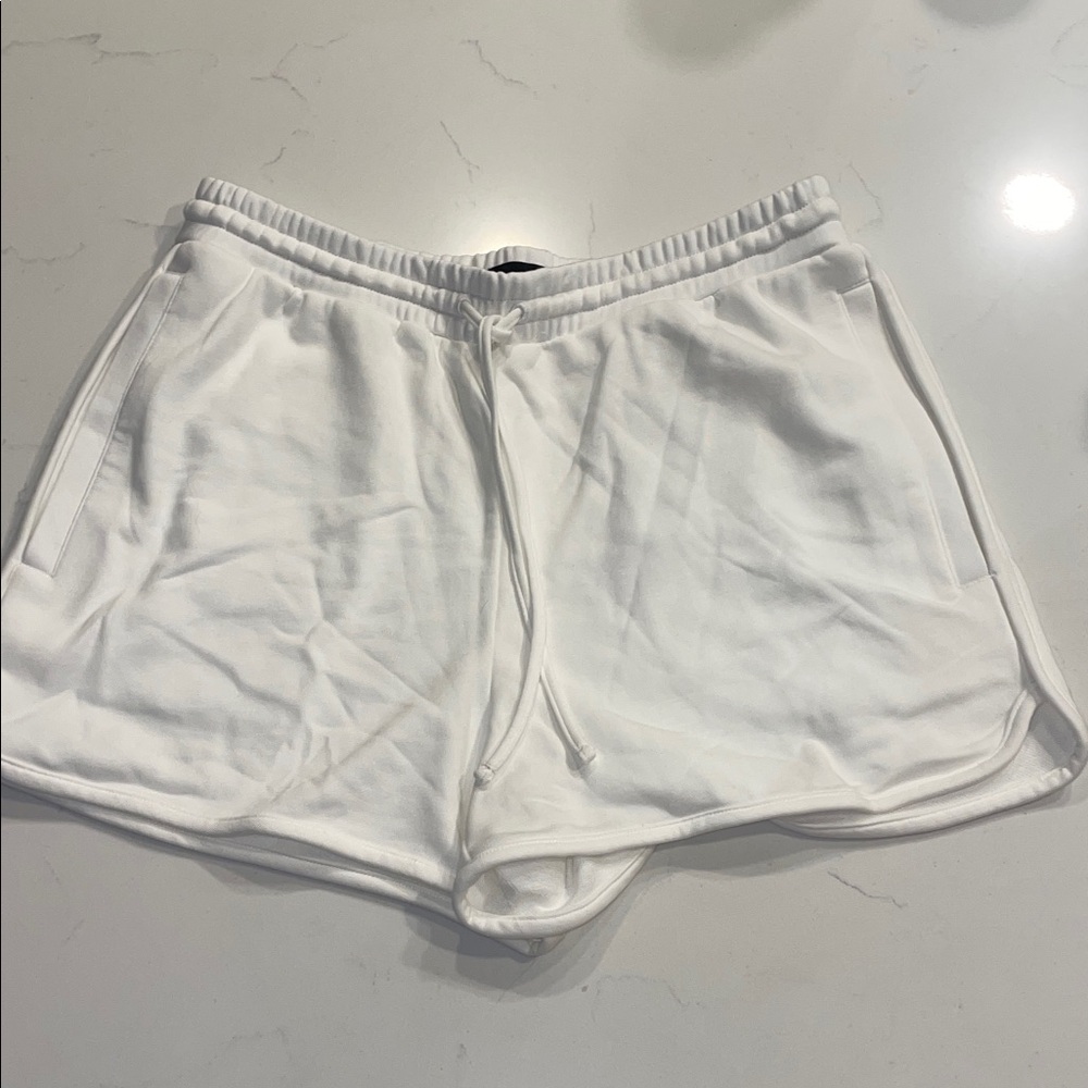 Express Women's White Athletic Shorts